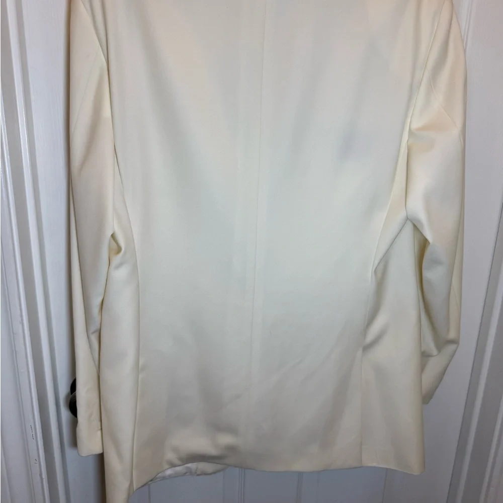 Ralph Lauren Cream‎ Sport Coat with Notched Lapels